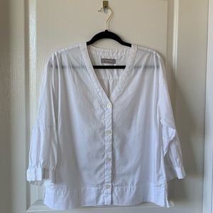 Everlane Blouse, Size 6, White